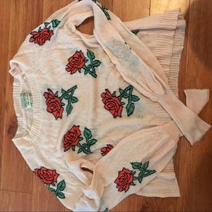 Wildfox White Label Rose Sweater